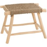 J-Line kruk Timo - gras/hout - naturel - large