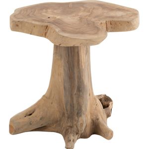 J-Line bijzettafel Amy Teak - hout - naturel - small