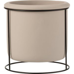 J-Line bloempot Hangend - cement - taupe - small - Ø 16 cm