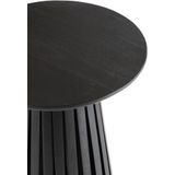J-Line tafel Vincent - hout - zwart - small