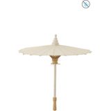 J-Line parasol Tumanggal - textiel/hout - wit