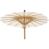 J-Line parasol Motiefs - hout - wit