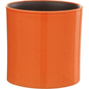 J-Line bloempot Flek - keraamiek - oranje - extra small - Ø 14.50 cm