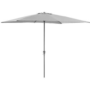 ACAZA staande Parasol in aluminium, 200x300 cm, rechthoekig, lichtgrijs