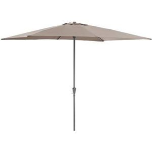 ACAZA staande Parasol in aluminium - Stokparasol van 200x300 cm - taupe