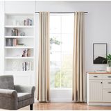 ACAZA Gordijnroede Gordijnrail Gordijnroede uitschuifbaar Gordijnstang Mat Zwart