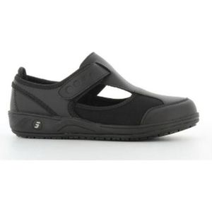 Safety Jogger Camille O2 S1 rutschfeste Sicherheitsschuhe, Schwarz, 40