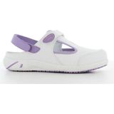 Safety Jogger - Carly Sandaal OB - Fuchsia - Synthetisch Leder