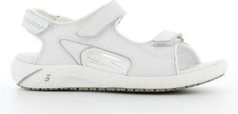 Safety Jogger - Odile OB - Werkschoen - Wit - Ademend Bovenwerk - Antislipzool