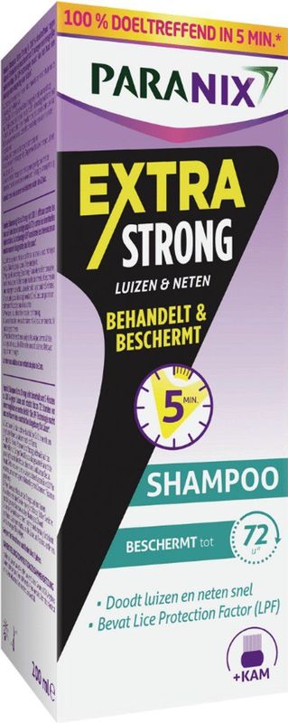 Paranix - Shampoo Extra Strong - 100 ml - Insecticidevrij - Siliconenvrij