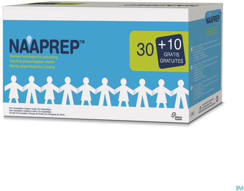 Naaprep - Neusspray - Steriele Zoutoplossing - 10x5ml