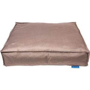 Square Orthopedisch Hondenbed Bruin-l 100x100x20cm - Hond - Animal Boulevard - Ab10111 - Bruin 100x100x20cm