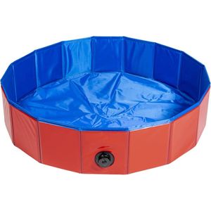 Animal Boulevard Huisdierenzwembad Cooling M 80x80x20 cm rood blauw