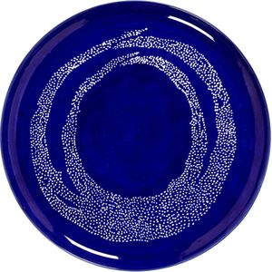 Serax Feast By Ottolenghi Schaal Ø35 Dark Blue Dots White