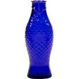 Serax Paola Navone Fish & Fish Fles / Vaas Glas kobaltblauw