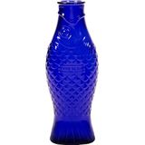 Serax Paola Navone Fish & Fish Fles / Vaas Glas kobaltblauw