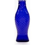 Serax Paola Navone Fish & Fish Fles / Vaas Glas kobaltblauw