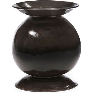 Vase Serax La Mère Tableware by Marie Michielssen Dark Brown 20,0 x 20,0 x 24,5 cm