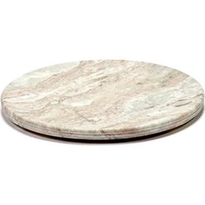 Serax Kelly Wearstler Dune schaal S D33cm H1.5cm marmer lichtbruin