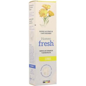 Homeofresh - Tandpasta - Citrus - 75ml - Natuurlijke Tandpasta zonder Fluoride