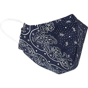 Levi's Unisex 1 stuk herbruikbare gezichtsbedekking bandana, marineblauw, L