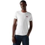 Levi's - Poloshirt - Zwart/Wit - Korte Mouwen - Ronde Hals