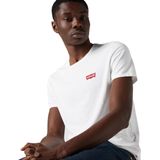 Levi's - Poloshirt - Navy/Wit - Katoen - Logo-opschrift