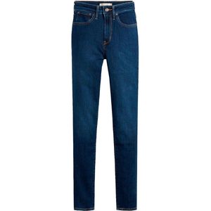 Levi's - 721 High Rise Skinny - Spijkerbroek - Blauw - Katoenmix