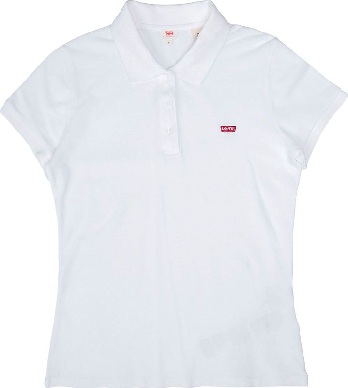 Poloshirt - Wit - Slim Fit - Korte Mouwen - Polokraag