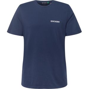 Dockers - Logo Stencil T-shirt - Korte Mouwen - Biologisch Katoen - Zwart