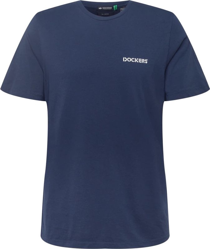 Dockers - Logo Stencil T-shirt - Korte Mouwen - Biologisch Katoen - Zwart