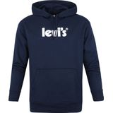 Levi' - Graphic Core Hoodie Donkerblauw - Heren - Modern-fit