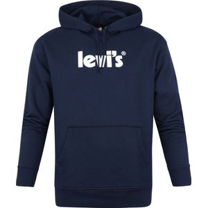 Levi' - Graphic Core Hoodie Donkerblauw - Heren - Modern-fit