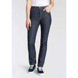 Levi's - 505 Original - Spijkerbroek - Blauw - 100% Katoen, Rechte Pasvorm, Hoge Opkomst