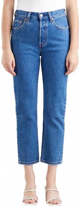 Levi's - 501 Crop Ojai Luxor - Jeans - Lichtblauw - Katoen - Biologisch Katoen