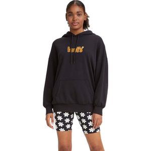 Levi's - Prism Chenille Hoodie - Zwart - Dames