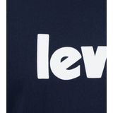 Levi's - T-shirt Logo Donkerblauw - Heren - Regular-fit
