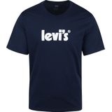 Levi's - T-shirt Logo Donkerblauw - Heren - Regular-fit