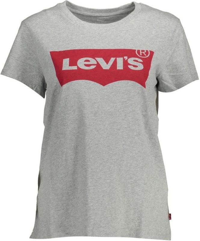 Grijze katoenen tops en T-shirt