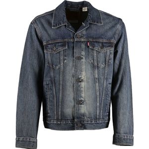 Truckerjack - Denim - Katoen - Pluche Sherpa-voering
