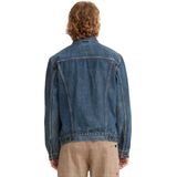 Truckerjack - Denim - Katoen - Pluche Sherpa-voering