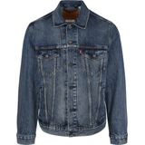 Truckerjack - Denim - Katoen - Pluche Sherpa-voering