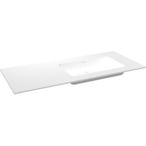 Storke - Mata - Wastafel - Matte Solid Surface - 120 x 52 cm - Combinatie Kast 35 cm
