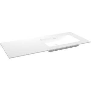 Storke - Mata - Wastafel - Matte Solid Surface - 120 x 52 cm - Combinatie Kast 45 cm