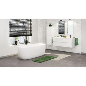 Luca Varess Bolla ovaal air whirlpool 180 x 80 cm acryl mat wit