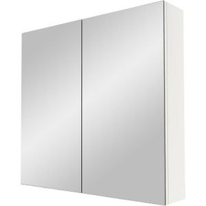 Linie Montro spiegelkast 80 x 75 cm mat wit