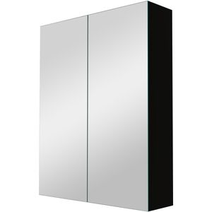Linie Montro spiegelkast 60 x 75 cm mat zwart