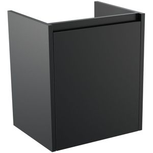 Storke Seda zwevend wastafelonderkast 44 x 35 cm mat zwart deur