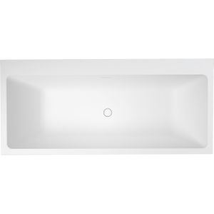 Balmani - Kantiga - Inbouwbad - 180 x 80 cm - Solid Surface - Mat Wit