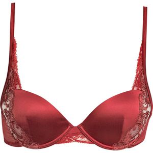 Andres Sarda - COOPER - BH - Rood - Met Vulling, Geborduurd Kasjmierpatroon